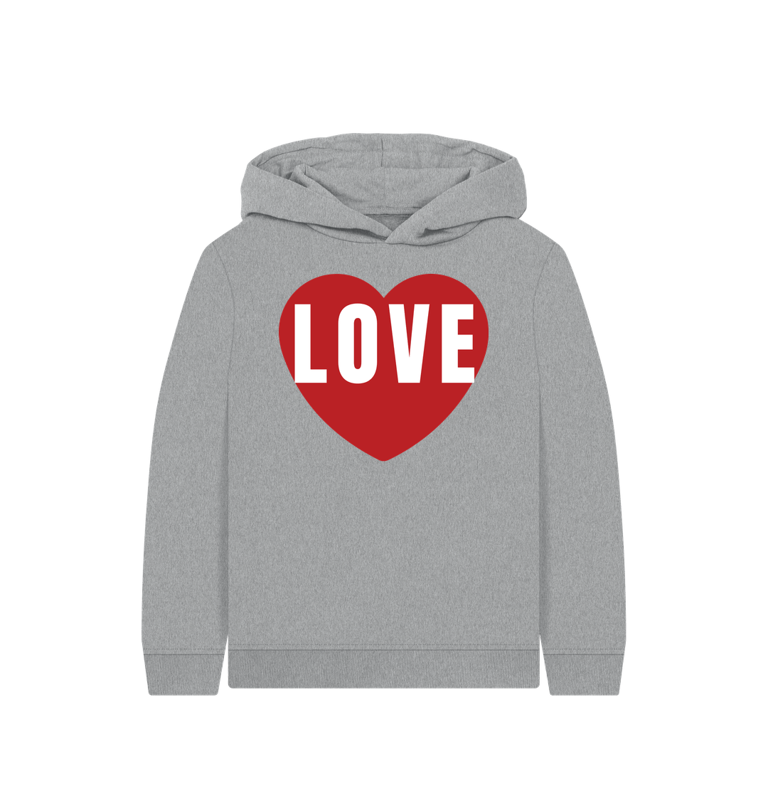 Athletic Grey Love Hoodie