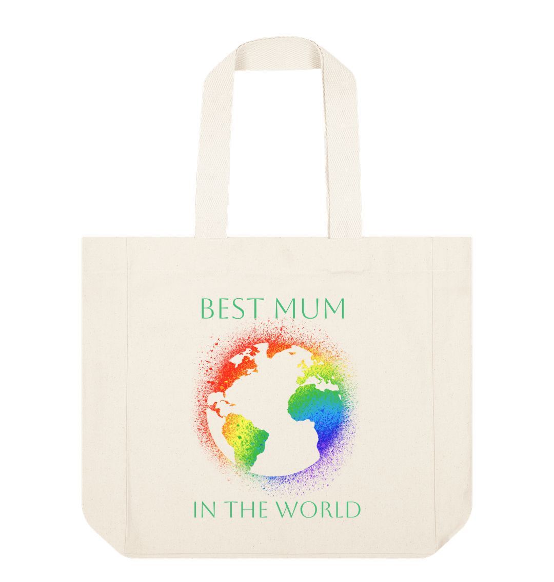 Natural Best Mum In The World Shopper Tote