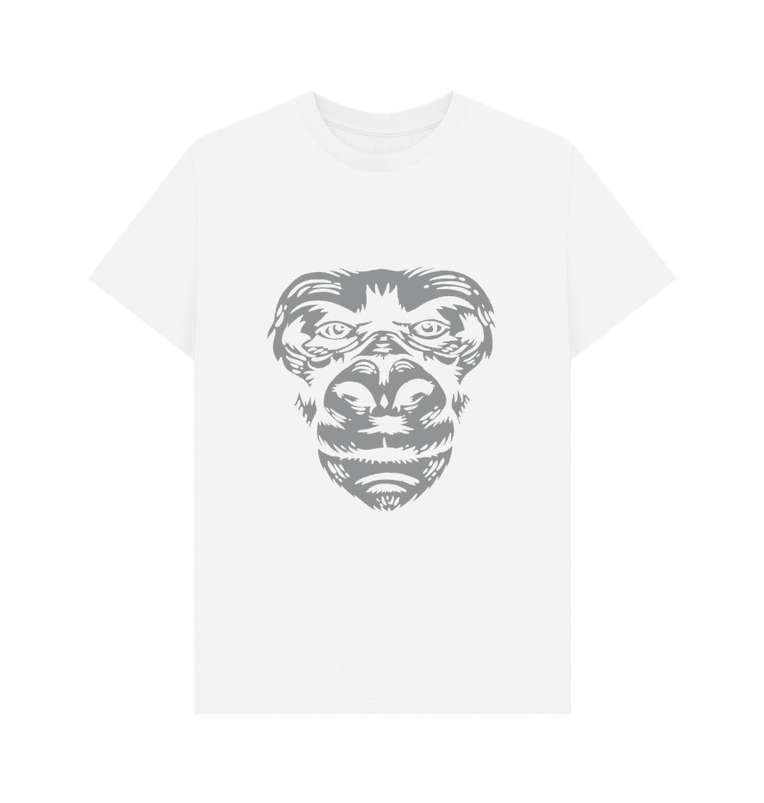 White Silverback Gorilla Tee