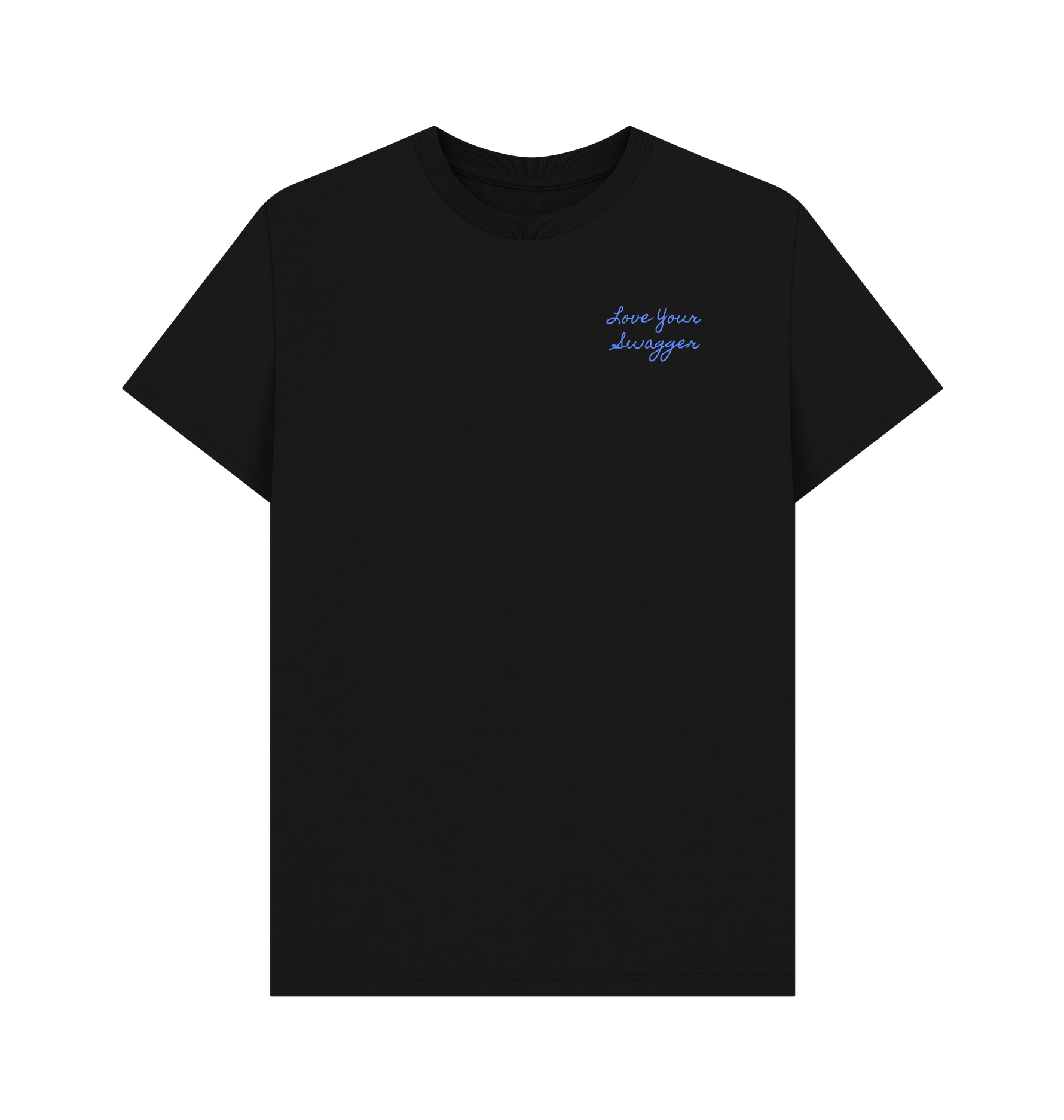 Black Printed T-shirt Front