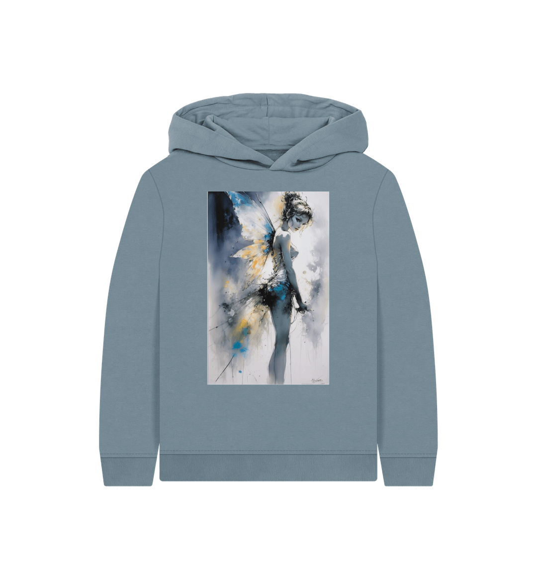 Stone Blue Fantasy Fairy Hoodie