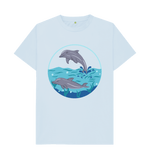 Sky Blue Dolphin Tee