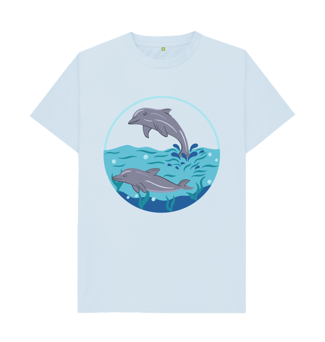 Sky Blue Dolphin Tee