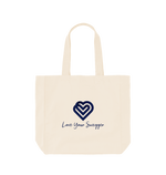 Elegant shopper showcasing love and swagger in stylish fashion accessories for a sophisticated look.