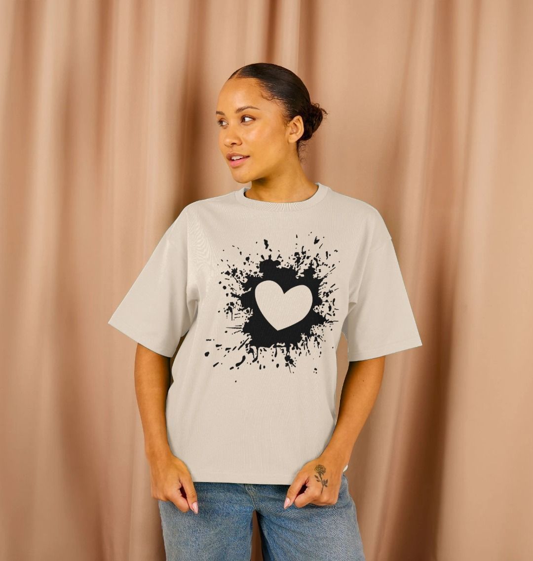 Heart Oversized Tee