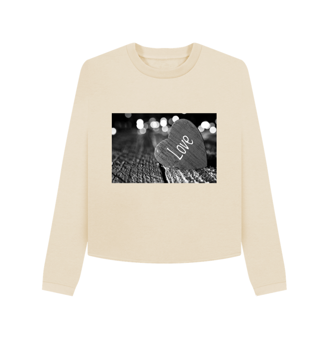 Oat Printed Boxy Jumpers Front