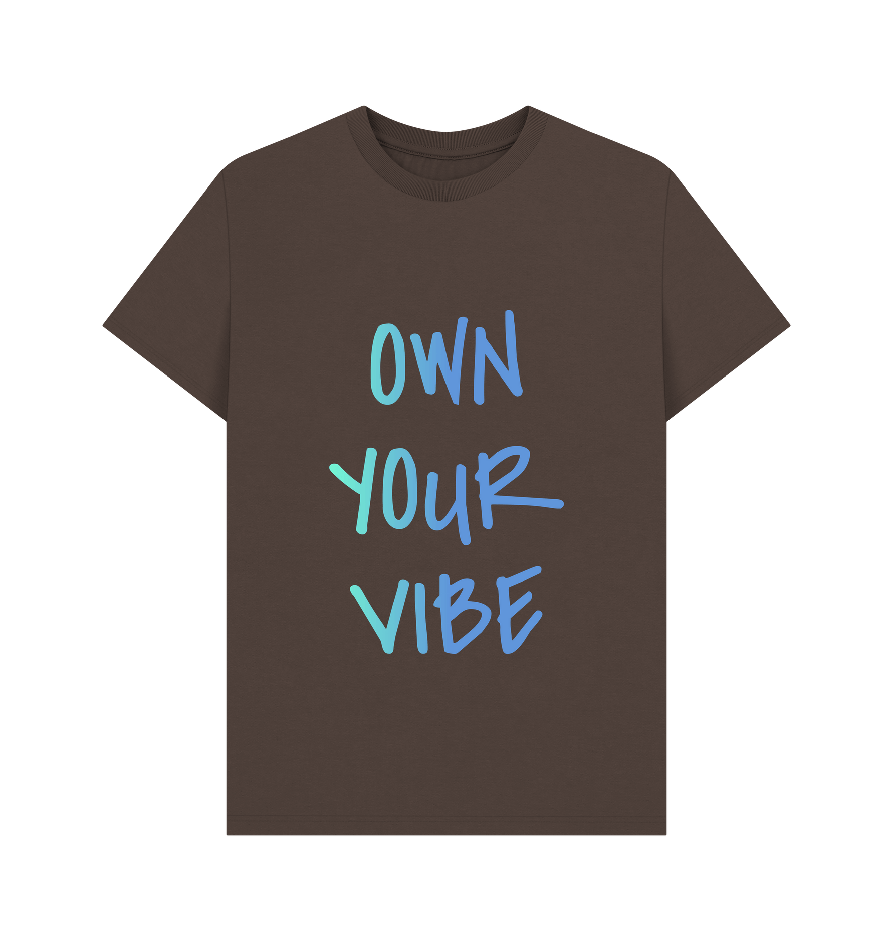 Chocolate Printed T-shirt Front