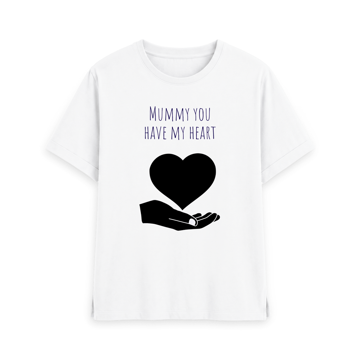 White Printed T-shirt Front
