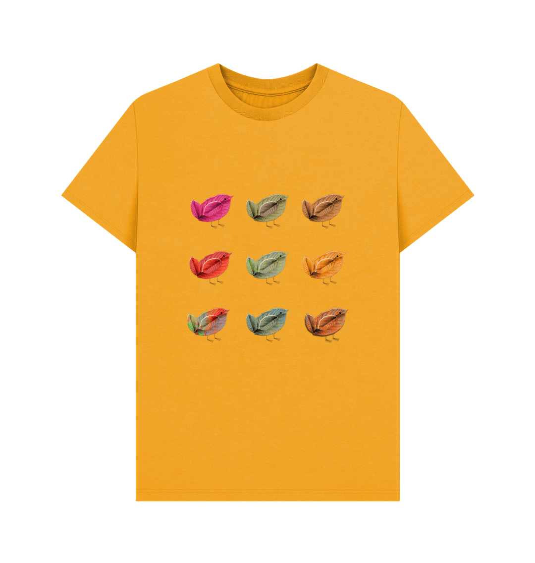 Mustard Autumn Birds Tee