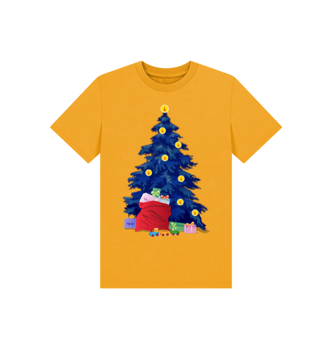 Mustard Christmas Tree Tee