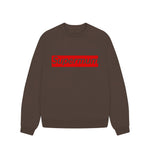 Chocolate Supermum Oversized Jumper