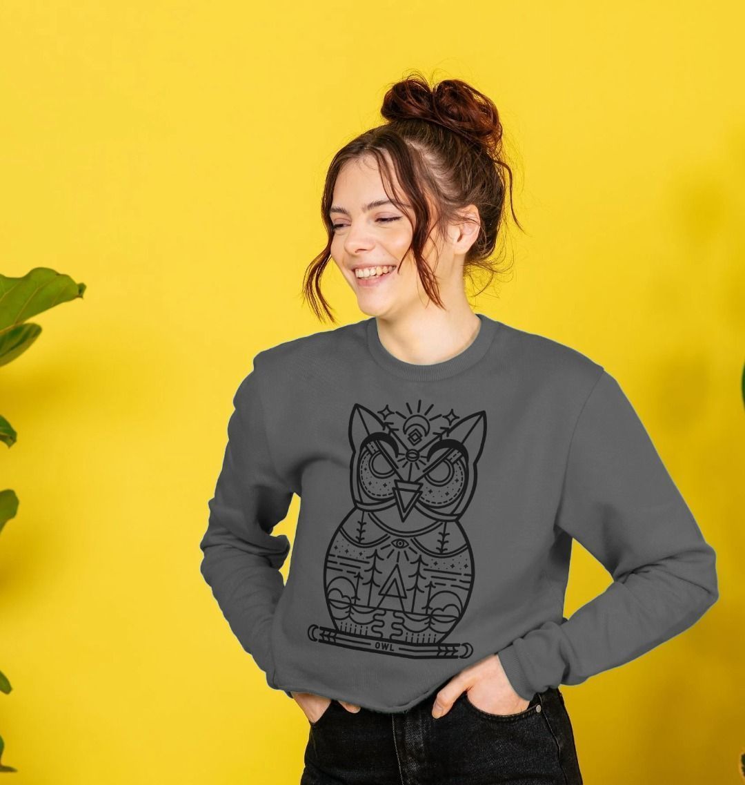 Owl Boxy Jumper