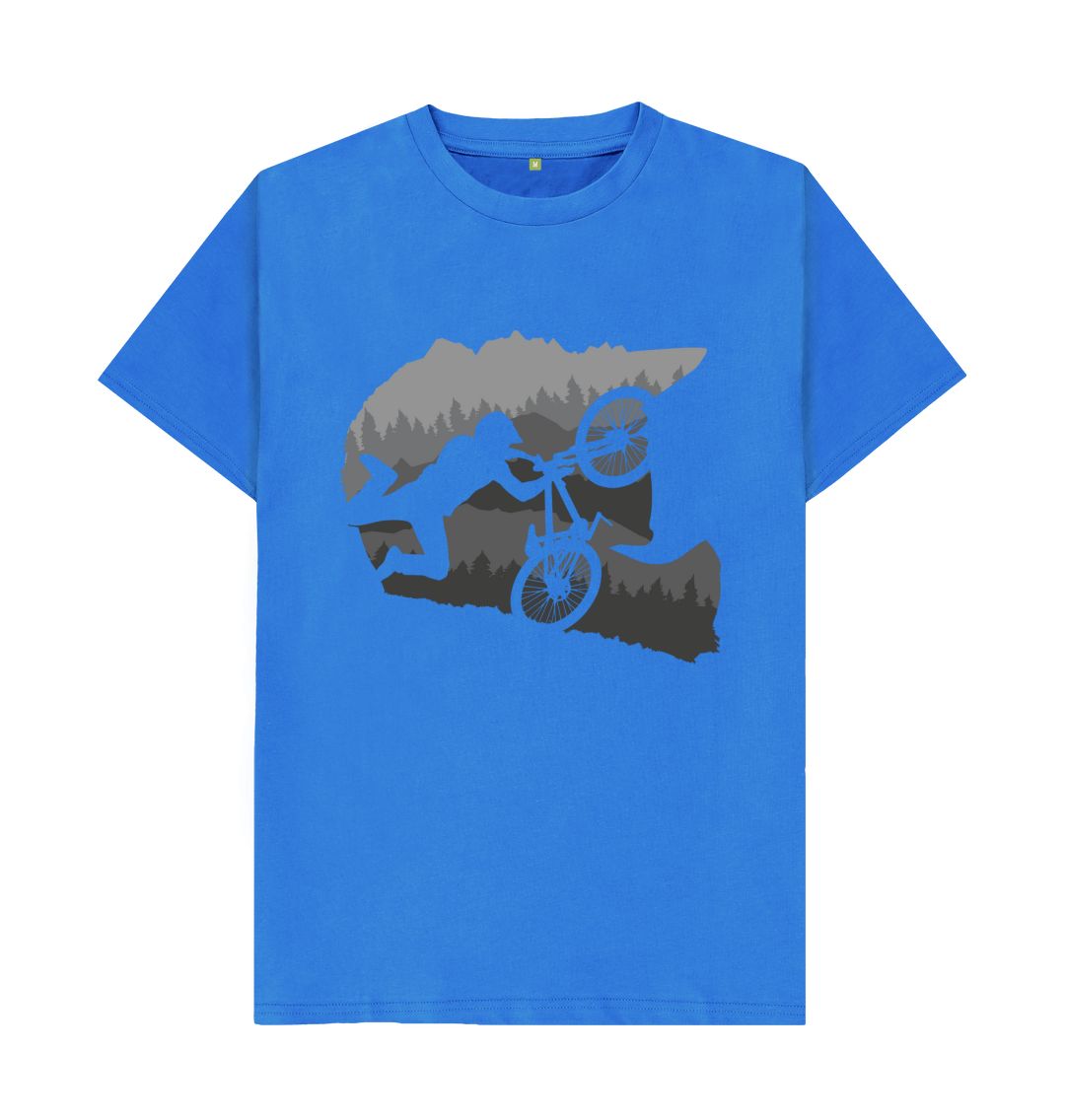 Bright Blue Love Your Bike Swagger Tee