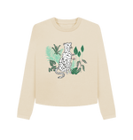 Oat Printed Boxy Jumpers Front