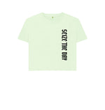 Pastel Green Seize The Day Boxy Tee