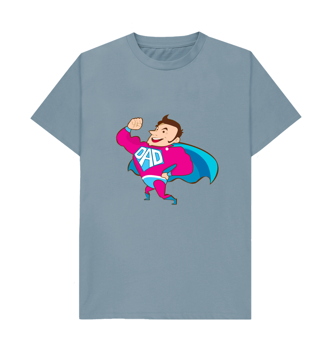 Stone Blue Super Dad Tee