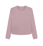 Mauve Plain Boxy Jumper