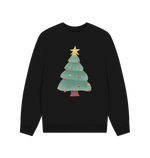 Black Christmas Tree Oversized Jumper