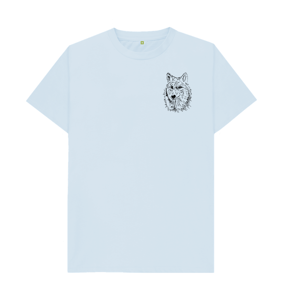 Sky Blue Wolf Tee