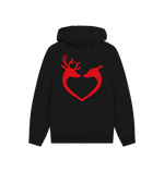 Black Reindeer Unisex Hoodie