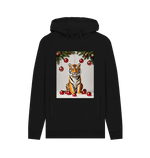 Black Christmas Tiger Hoodie