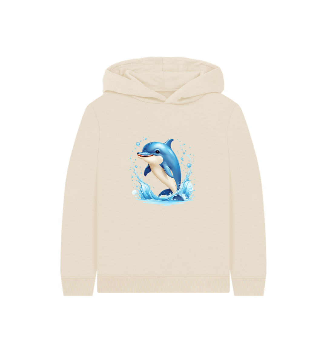 Oat Cute Dolphin Hoodie