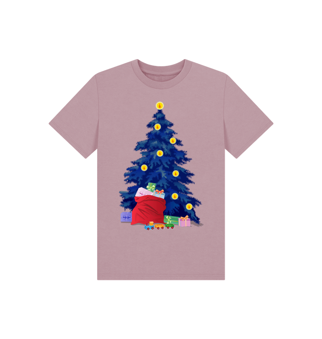 Mauve Christmas Tree Tee