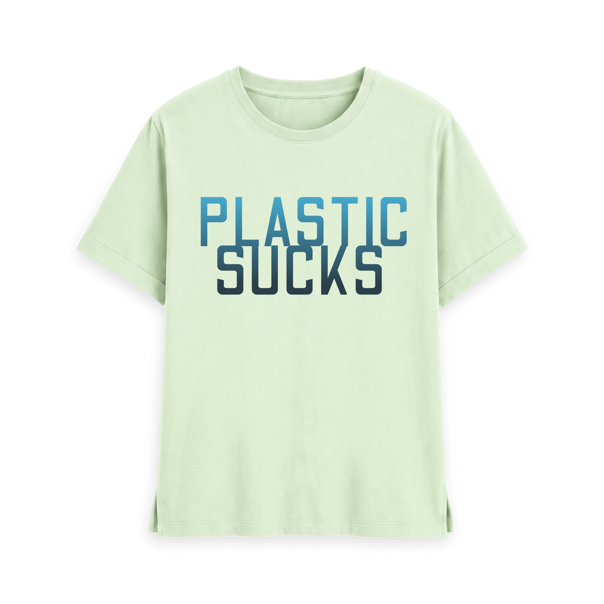 Pastel Green Printed T-shirt Front