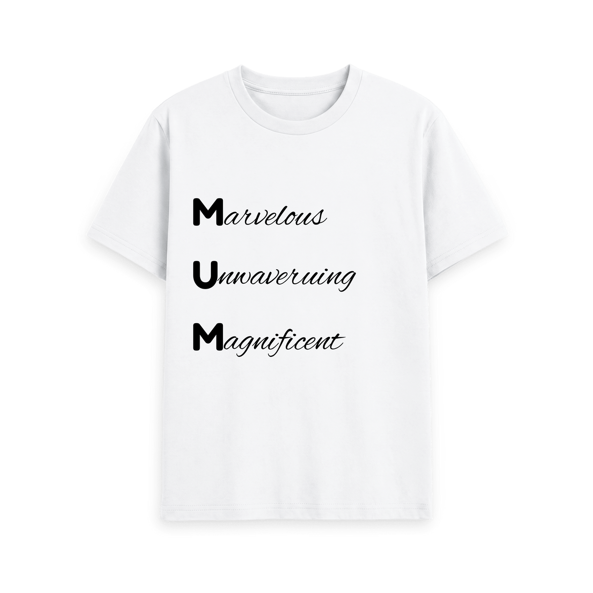 White Printed T-shirt Front