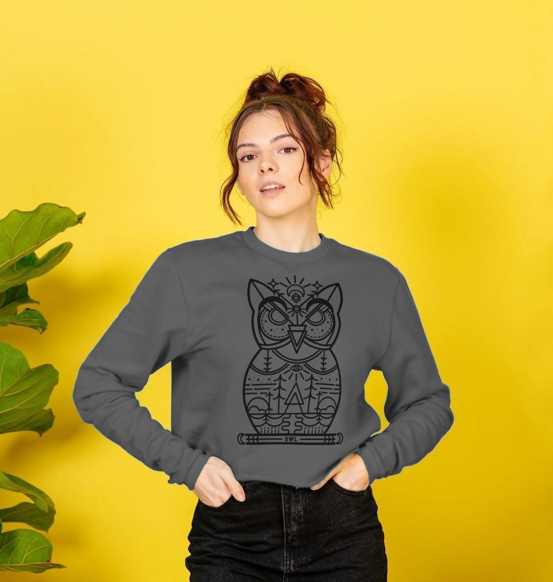 Owl Boxy Jumper