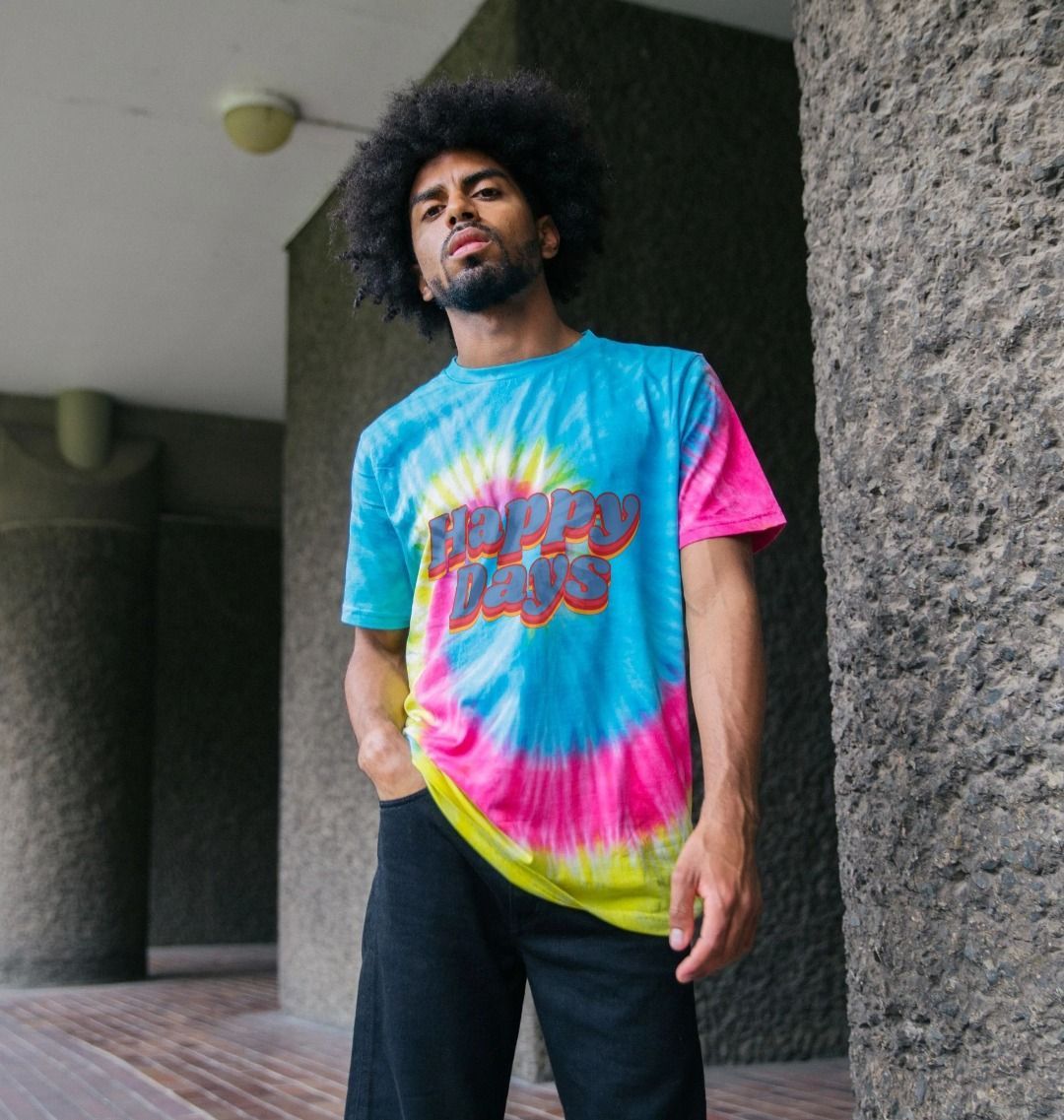 Tie Dye Happy Days Tee