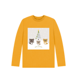 Mustard Adorable Christmas Long Sleeves Tee