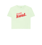 Pastel Green Free Your Soul Boxy Tee