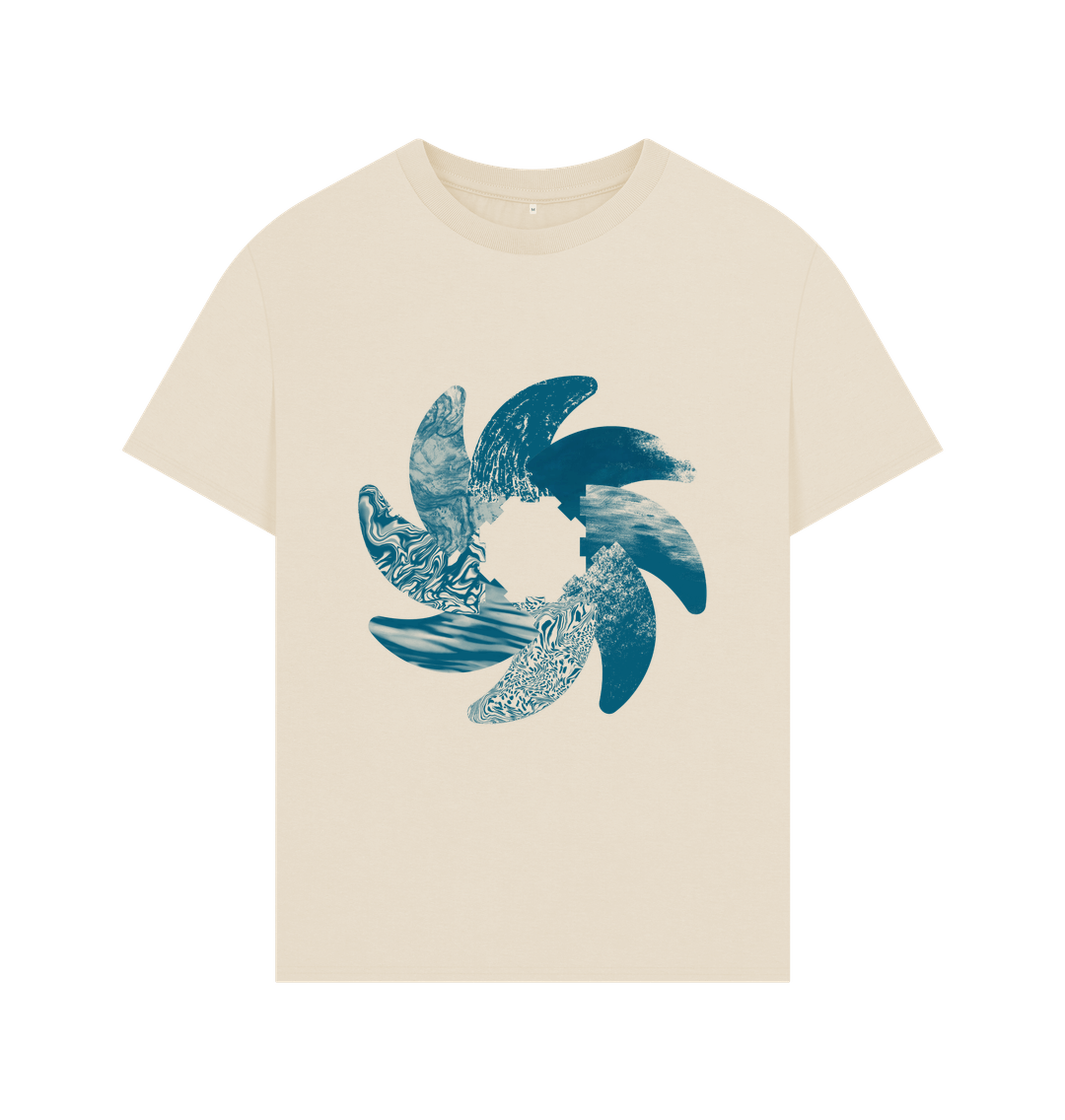 Oat Waves Oversized Tee