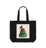 Black Pumpkin Shopper Tote