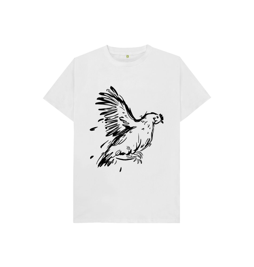 White Fly Away Bird Tee