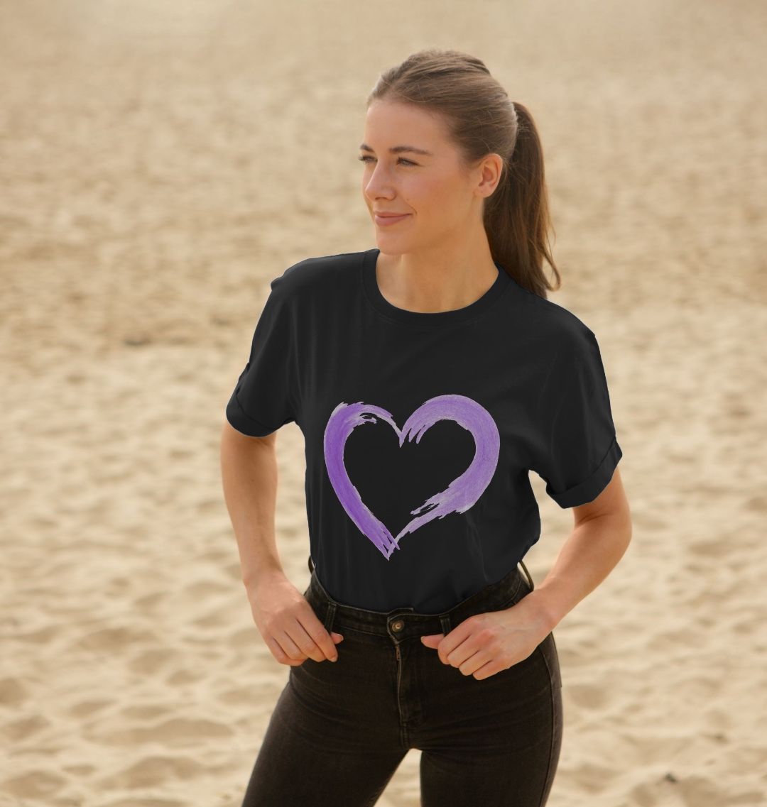 Love Heart Relaxed Fit Tee