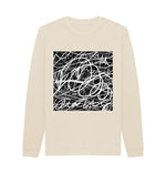 Oat Scribble Crew Neck Jumper