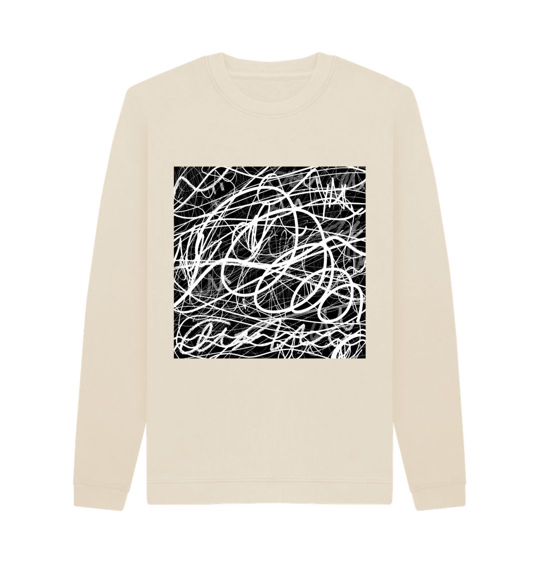 Oat Scribble Crew Neck Jumper