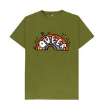 Moss Green Queer Tee