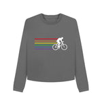 Slate Grey Cyclist Boxy Jumper