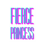 White Fierce Princess Poster