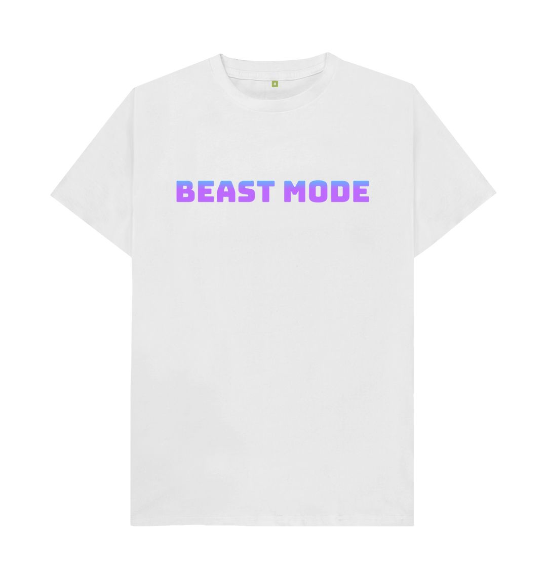 White Beast Mode Tee