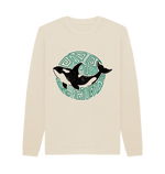 Oat Printed Sweater Front