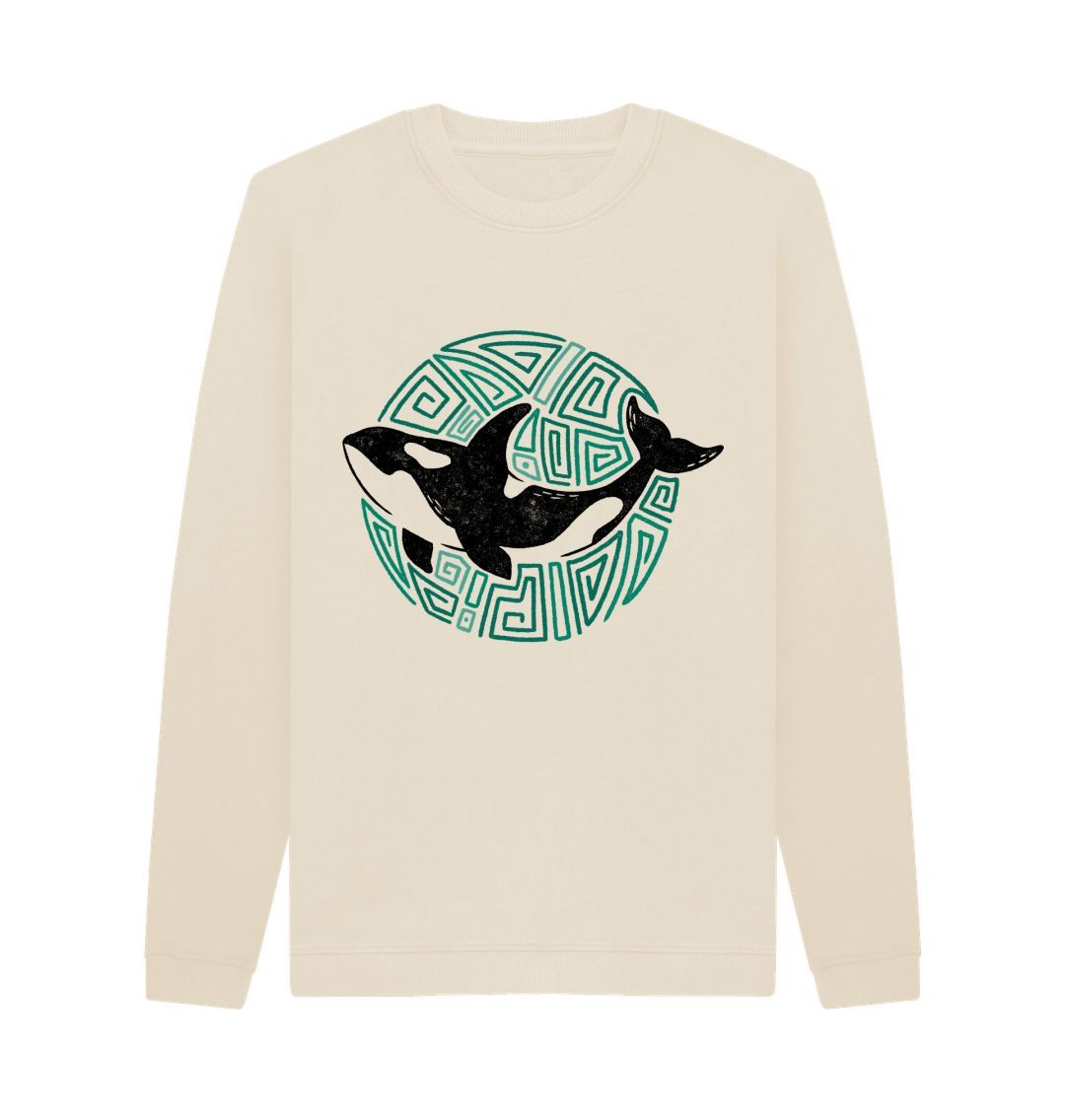 Oat Save The Whales Crew Neck Jumper