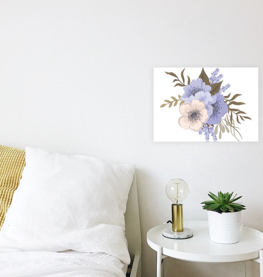 Lilac Flowers Wall Art