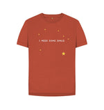 Rust I Need Some Space & Stars Tee