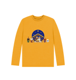 Mustard Nativity Long Sleeve Christmas Tee