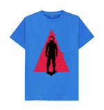 Bright Blue Space Man Hero Tee