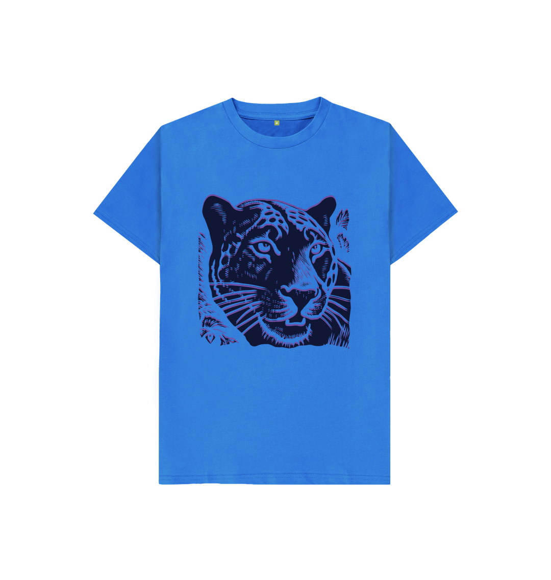 Bright Blue Wild Tiger Tee